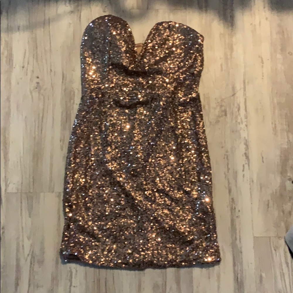 Sparkly pink dress